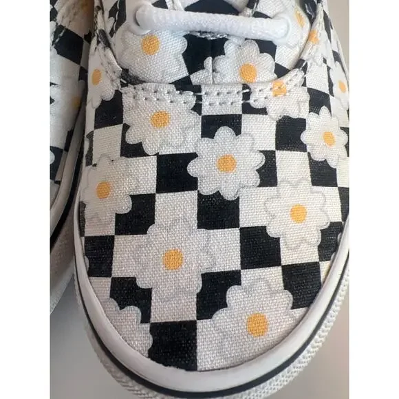 Vans Doheny Daisy Flower Checkerboard shoes Girls Size 4 - Picture 3 of 11